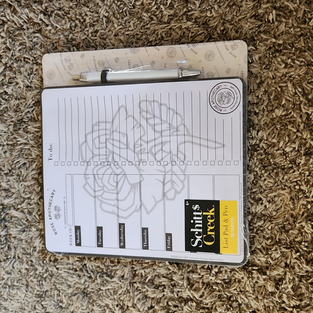Schitt$ Creek List Pad & Pen